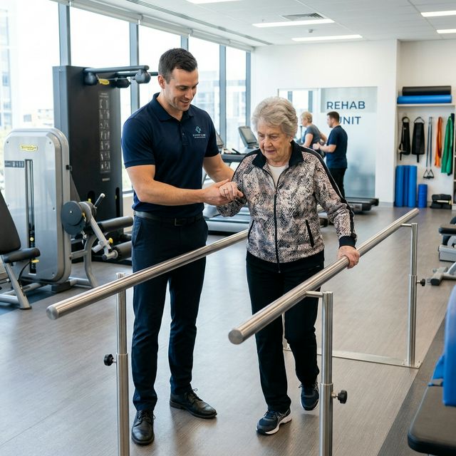 Entrenador en rehabilitación física